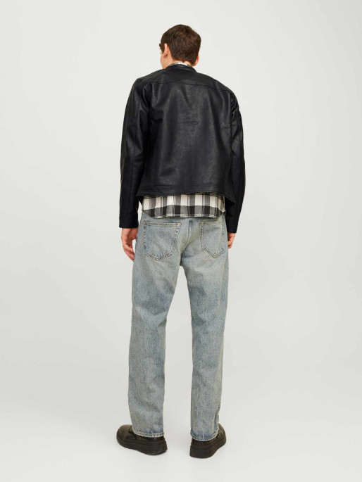 JACK & JONES Μπουφάν JJEDYLAN CLEAN PU JACKET NOOS