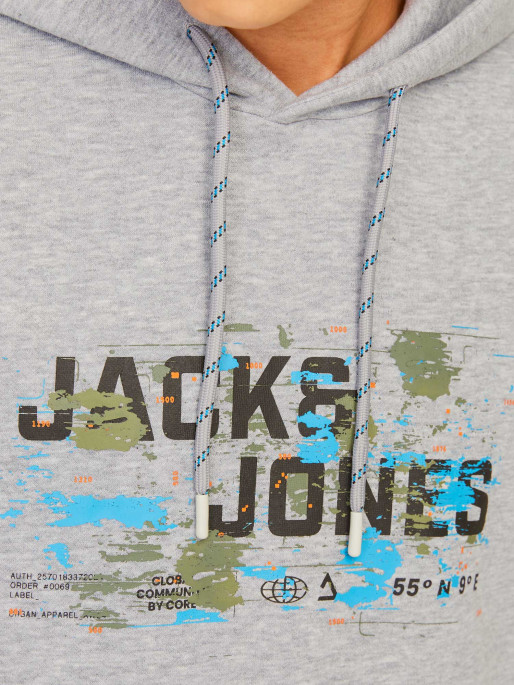 JACK & JONES JCOOUTDOOR LOGO SWEAT HOOD SN Hoodie
