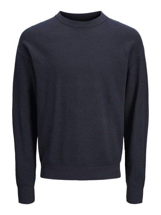 JACK & JONES Πουλόβερ Sweater Crew Neck Front Textured