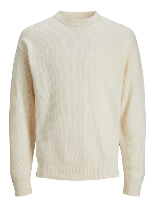 JACK & JONES Πουλόβερ Sweater Crew Neck Front Textured