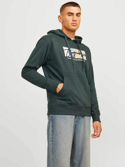 JACK & JONES Sweatshirt JORPORTLAND BLOCK SWEAT HOOD LN