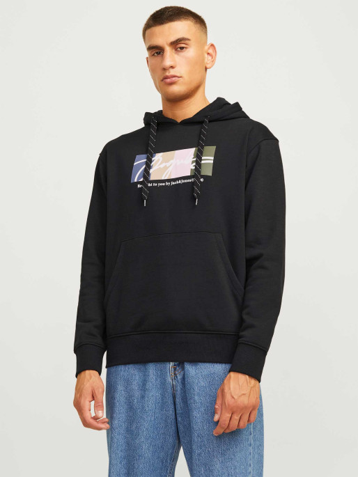 JACK & JONES Sweatshirt JORPORTLAND BLOCK SWEAT HOOD LN
