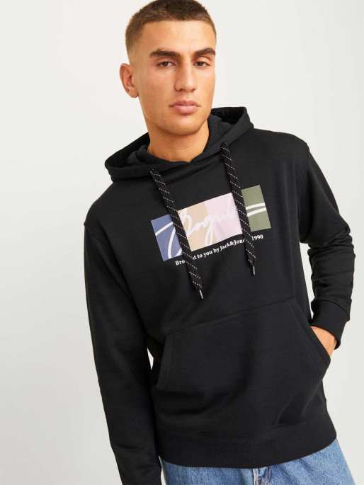 JACK & JONES Sweatshirt JORPORTLAND BLOCK SWEAT HOOD LN