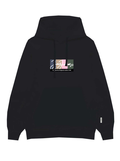 JACK & JONES Sweatshirt JORPORTLAND BLOCK SWEAT HOOD LN