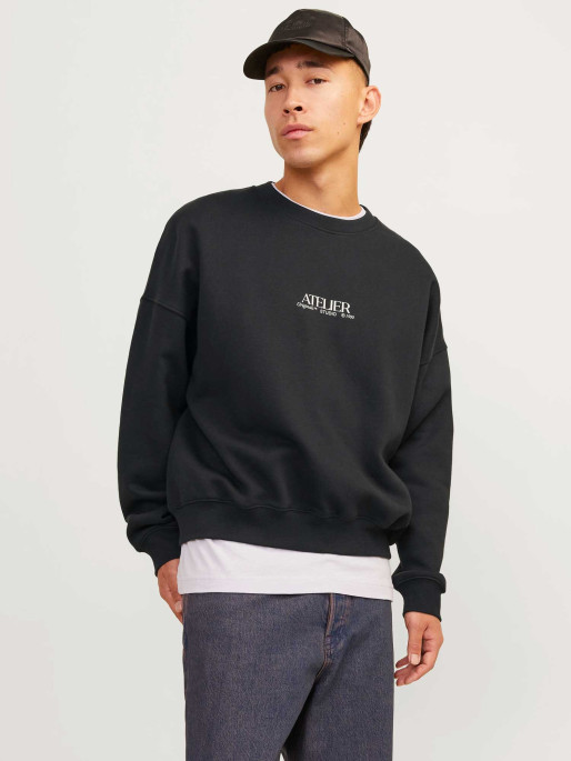JACK & JONES JORBROOKLYN GRAPHIC SWEAT CREW NECK LN