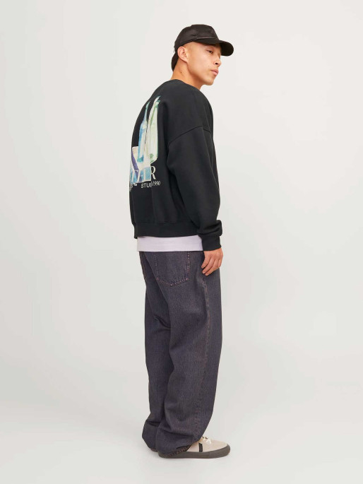 JACK & JONES JORBROOKLYN GRAPHIC SWEAT CREW NECK LN