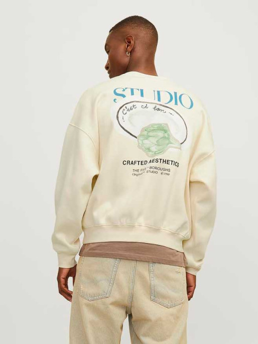 JACK & JONES Blouse JORBROOKLYN GRAPHIC SWEAT CREW NECK LN