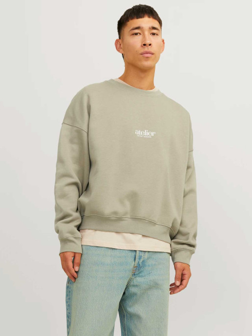 JACK & JONES JORBROOKLYN GRAPHIC SWEAT CREW NECK LN