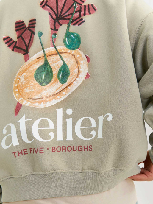 JACK & JONES JORBROOKLYN GRAPHIC SWEAT CREW NECK LN