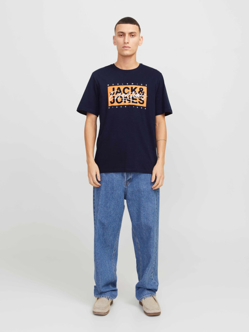JACK & JONES Tricou Jjcolton Ss Crew Neck Ln