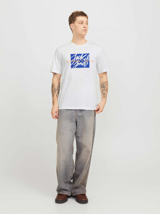 JACK & JONES Tricou Jjcolton Ss Crew Neck Ln