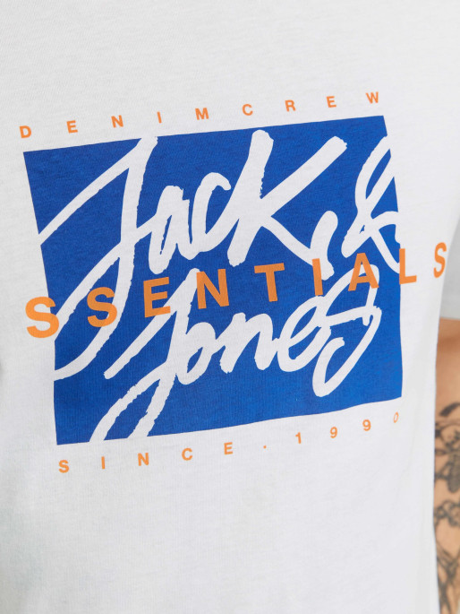 JACK & JONES Tricou Jjcolton Ss Crew Neck Ln