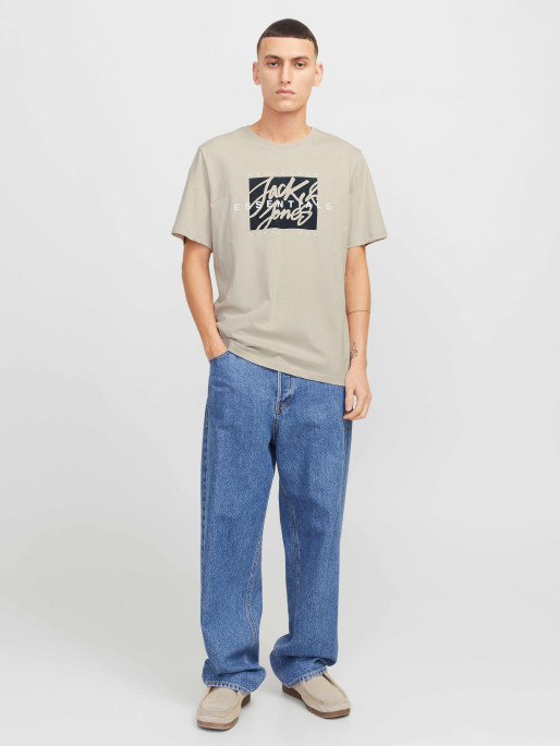 JACK & JONES Tricou Jjcolton Ss Crew Neck Ln