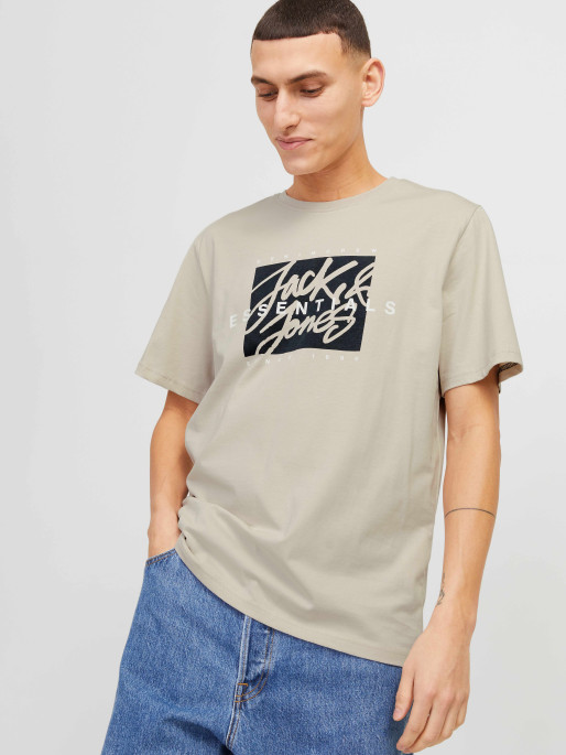 JACK & JONES Tricou Jjcolton Ss Crew Neck Ln
