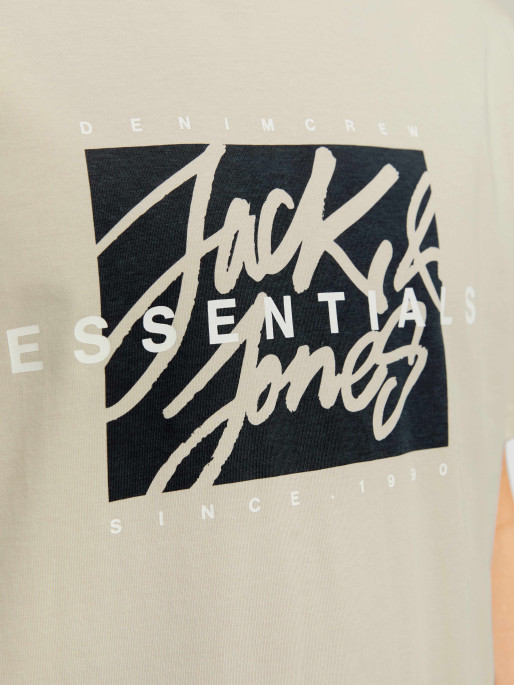 JACK & JONES Tricou Jjcolton Ss Crew Neck Ln