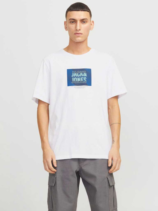JACK & JONES Tricou Jjhudson Ss Crew Neck Ln