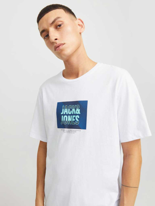 JACK & JONES Tricou Jjhudson Ss Crew Neck Ln