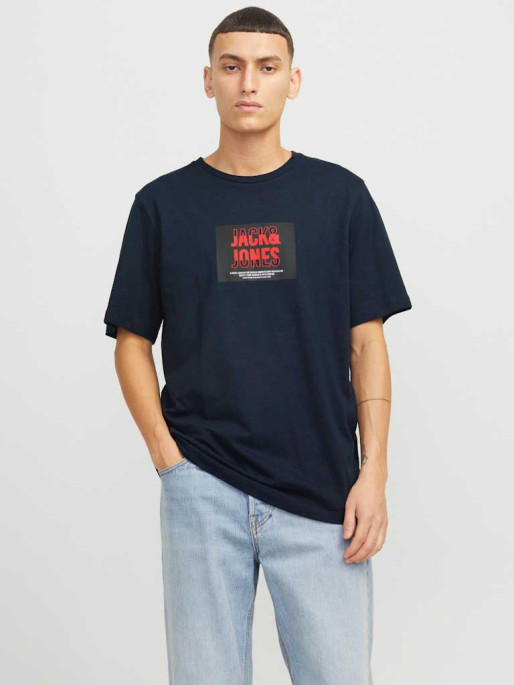 JACK & JONES Tricou Jjhudson Ss Crew Neck Ln