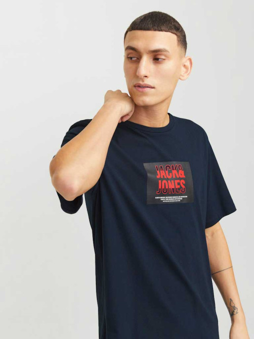 JACK & JONES Tricou Jjhudson Ss Crew Neck Ln