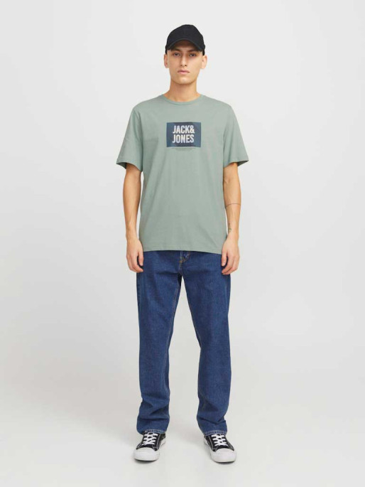 JACK & JONES Tricou Jjhudson Ss Crew Neck Ln