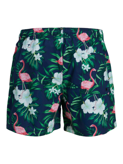 JACK & JONES Men's JPSTMAUI JJSWIM Novelty AOP Swim Shorts