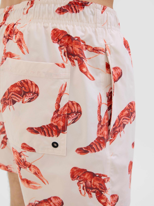 JACK & JONES Men's JPSTMAUI JJSWIM Novelty AOP Swim Shorts