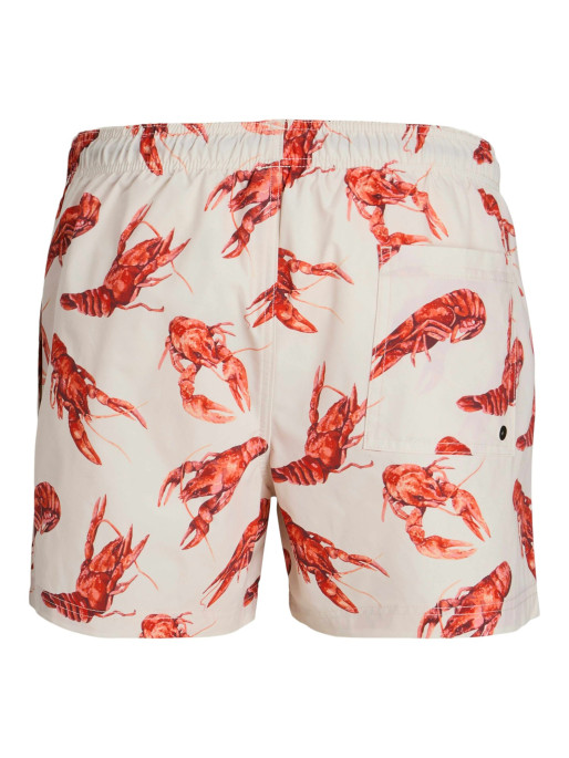 JACK & JONES Men's JPSTMAUI JJSWIM Novelty AOP Swim Shorts