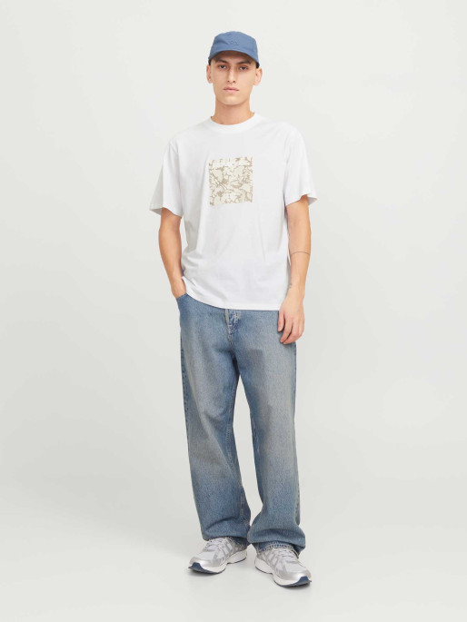 JACK & JONES Tricou Jcotarmac Camo Front Ss Crew Neck Ln