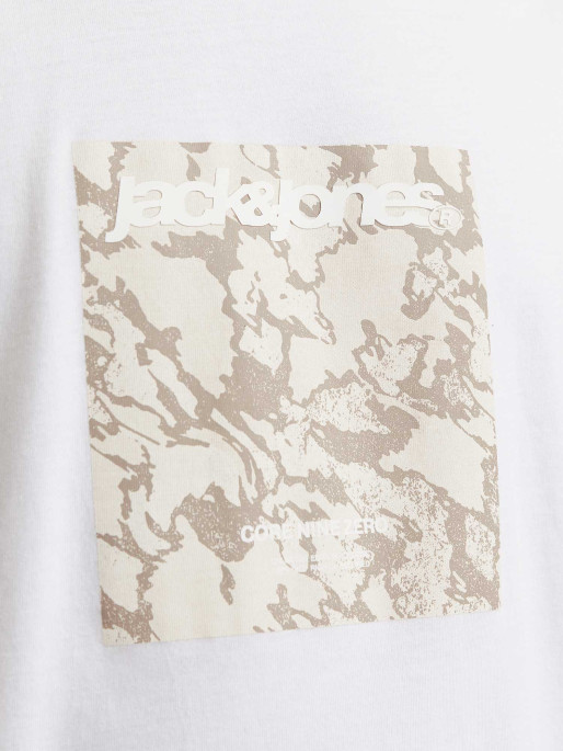 JACK & JONES Tricou Jcotarmac Camo Front Ss Crew Neck Ln