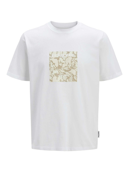 JACK & JONES Tricou Jcotarmac Camo Front Ss Crew Neck Ln