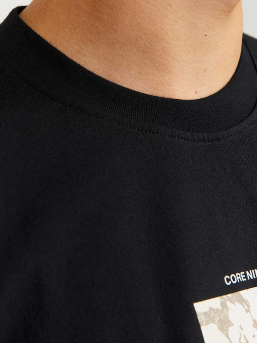 JACK & JONES Tricou Jcotarmac Camo Front Ss Crew Neck Ln