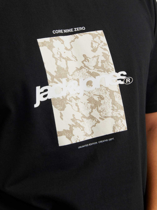 JACK & JONES Tricou Jcotarmac Camo Front Ss Crew Neck Ln