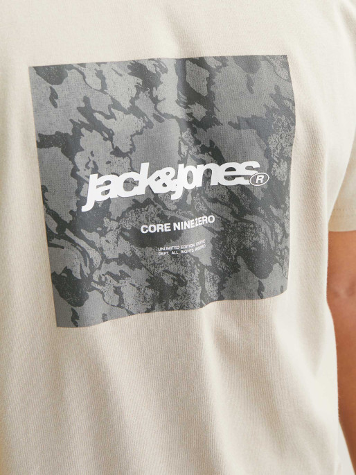 JACK & JONES Tricou Jcotarmac Camo Front Ss Crew Neck Ln