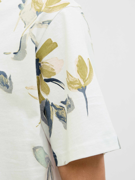 JACK & JONES Men's JORVARENNA AOP TEE SS Crew Neck T-shirt