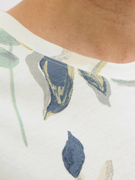 JACK & JONES Men's JORVARENNA AOP TEE SS Crew Neck T-shirt