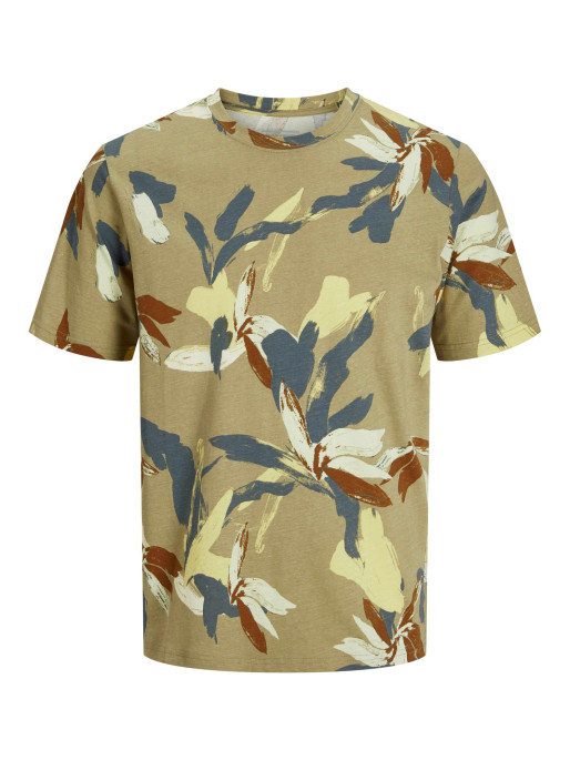 JACK & JONES Κοντομάνικη Μπλούζα JORVARENNA AOP TEE SS CREW NECK
