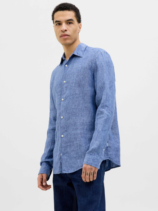 JACK & JONES Camasa Jprcclawrence Linen L/s Sn