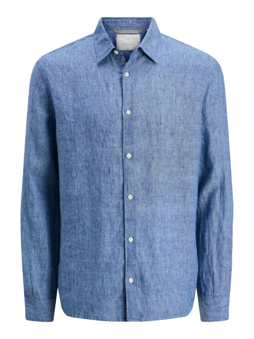 JACK & JONES Camasa Jprcclawrence Linen L/s Sn