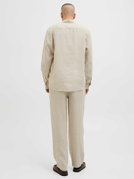 JACK & JONES Camasa Jprcclawrence Linen L/s Sn