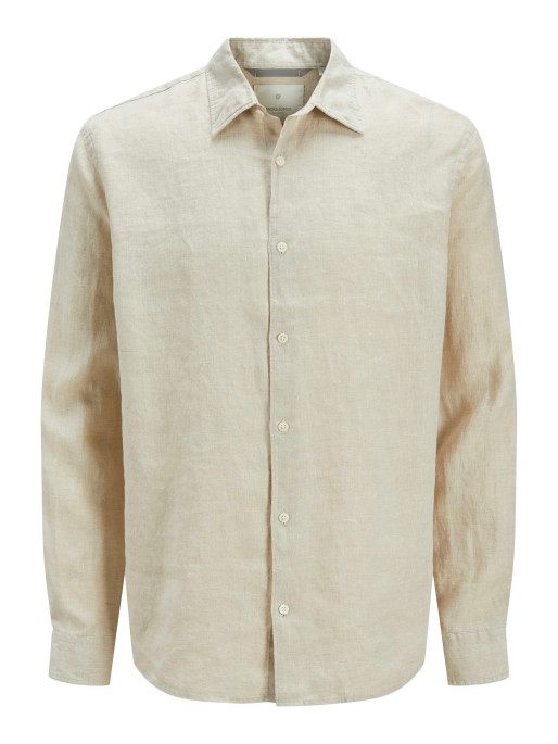 JACK & JONES Camasa Jprcclawrence Linen L/s Sn