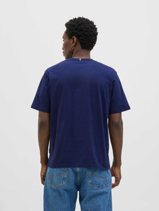 JACK & JONES Men's JORFREDERIKSBERG BOX SCRIPT TEE SS CN LN T-shirt