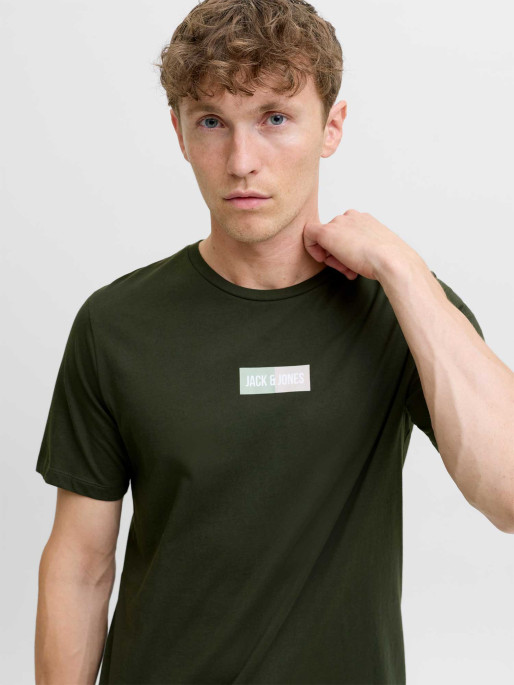 JACK & JONES Tricou Jjpan Ss Crew Neck