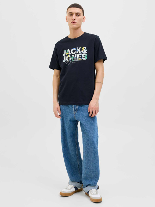 JACK & JONES Tricou Jjgeplas Ss Crew Neck Ln