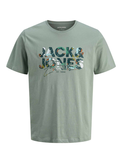 JACK & JONES Tricou Jjgeplas Ss Crew Neck Ln