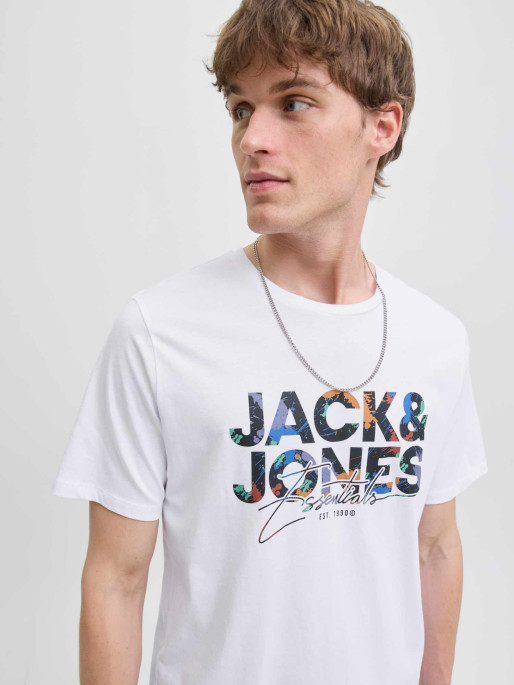 JACK & JONES Tricou Jjgeplas Ss Crew Neck Ln