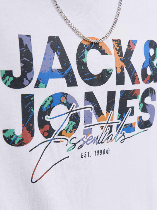 JACK & JONES Tricou Jjgeplas Ss Crew Neck Ln