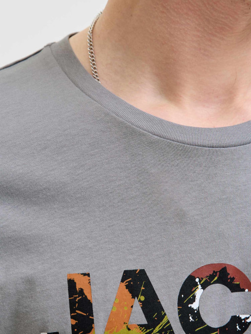 JACK & JONES Tricou Jjgeplas Ss Crew Neck Ln