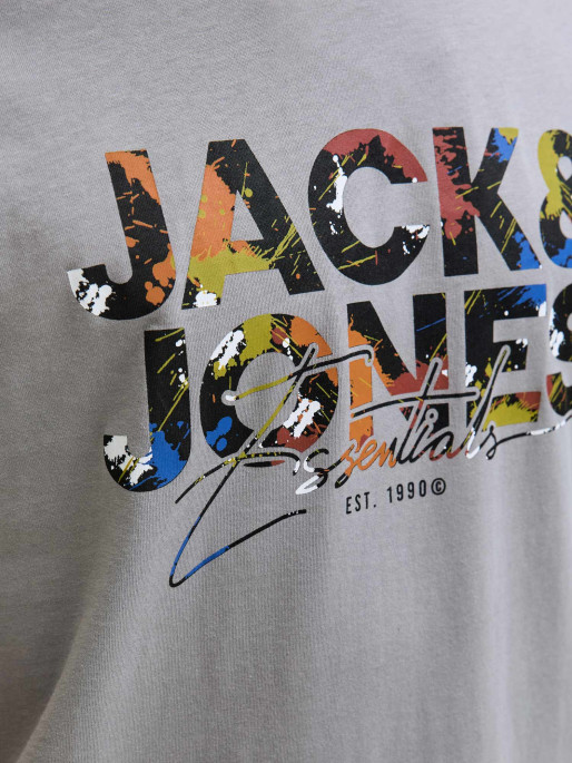 JACK & JONES Tricou Jjgeplas Ss Crew Neck Ln