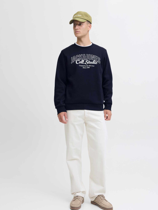JACK & JONES Μακρυμάνικη Μπλούζα JJMAKOTO SWEAT CREW NECK