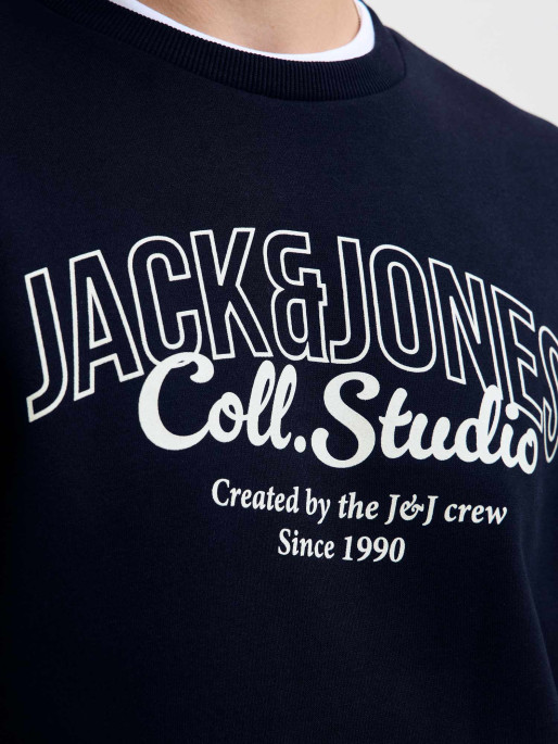 JACK & JONES Μακρυμάνικη Μπλούζα JJMAKOTO SWEAT CREW NECK